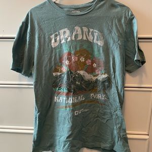 Green/Blue graphic tee